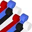 Red Blue Black White