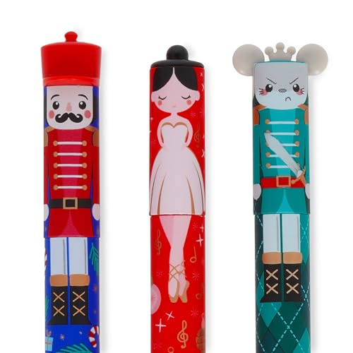 Set de 3 bolígrafos gel borrables Legami edición Navidad miniatura 2