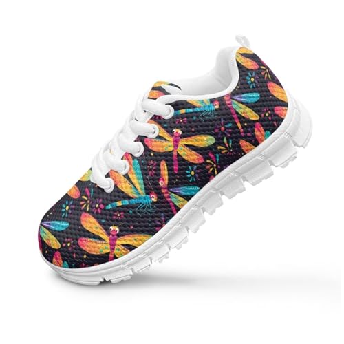 Yzaoxia Tennis Shoes for Kids Lace Up Sneakers for Girls Athletic Running Shoes Barefoot Lace Up Sneakers Footwear Size 11- Size 54