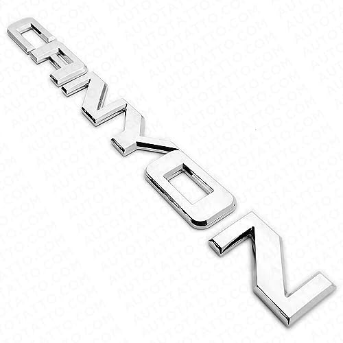 Image of 1Pc Canyon Emblem Front Side Door Rear Liftgate Tailgate Nameplate Logo 3D Badge Sticker 22900425 Decorate Replacement for Canyon (Chrome)