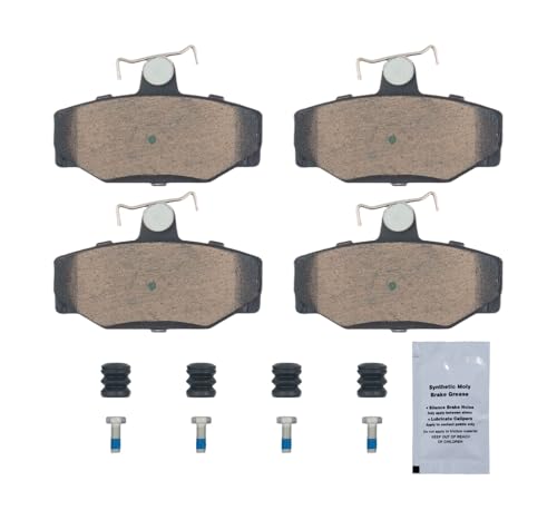 Image of HUSCH D391 Rear Ceramic Brake Pads Kit Fit For Volvo 940 1991-1995, For 960 1992-1997, For S70 1999-2000, For V70 1998-2000, For 760 1988-1990, For 780 1988-1991, For S90 1997-1998, For V90 1997-1998