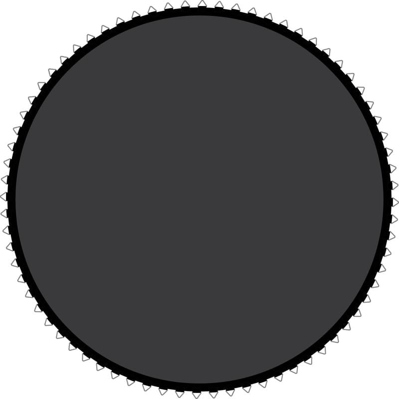 Trampoline Parts CO Universal Round Trampoline Jump Mat Replacement, Fits 8 FT 10 FT 12 FT 14 FT Round Trampoline Frame, 72, 80 V-Rings, Durable, Weather Resistant, Fits Jumpzylla Trampolines