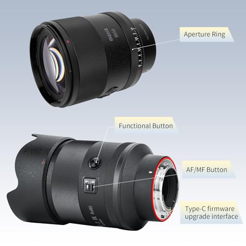 Image of Meike 85mm F1.4 Auto Focus Full Frame STM Stepping Motor Portrait Lens Compatible with Sony E Mount Cameras A7 A7R A74 A7R4 A7III A7RII A7RIII A7SIII A9