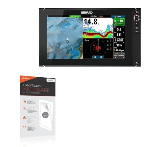 BoxWave Screen Protector Compatible with Simrad NSS Evo2 (16 in) - ClearTouch Anti-Glare (2-Pack), Anti-Fingerprint Matte Film Skin