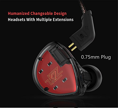 Yinyoo KZ ES4 Filaire écouteurs HiFi écouteurs, KZ Casques dans l’oreille Moniteur de Haute qualité écouteurs stéréo… - Les Beatles, Paul McCartney, John Lennon, RIngo Starr, George Harrison Yinyoo KZ ES4 Filaire écouteurs HiFi écouteurs, KZ Casques dans l'oreille Moniteur de Haute qualité écouteurs stéréo… – Image 6