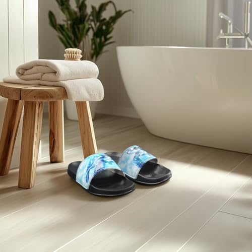 Image of Open Toe Slippers for Women Rubber Slides Womens Sandal Slippers