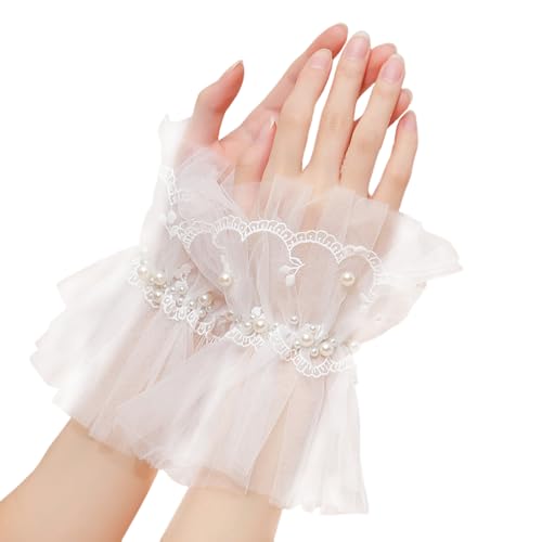 Lolita Lace, tea party accessories for women, Women Lace Gloves Party Wedding Gloves Bow Short mitten Evening Elegant Accessories.