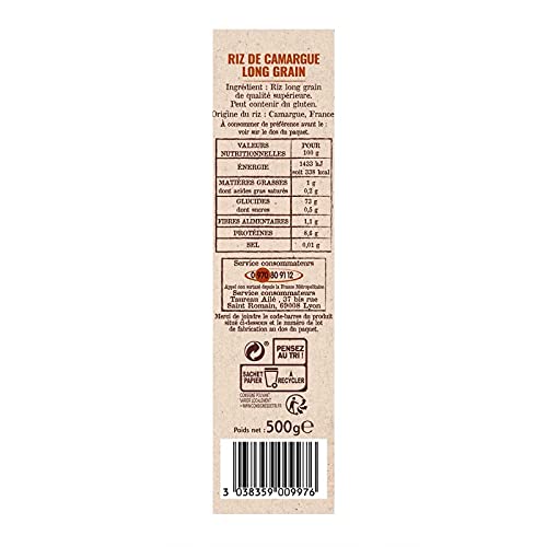 TAUREAU AILE - Riz Long Camargue 500G - Lot De 4 - Offre Special