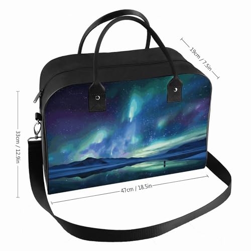 Bolso Tote Northern Lights con cierre y bandolera ajustable miniatura 2