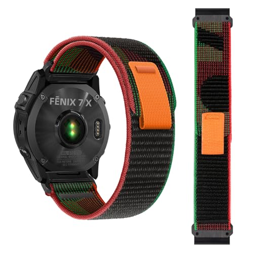 Bracelet nylon souple Garmin Fēnix pour éviter les irritations au poignet
