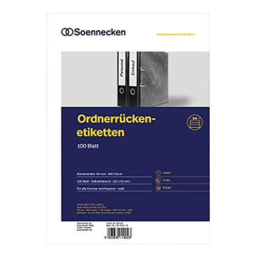 Soennecken Register DIN A4, 1-12 – Graues PP-Register, 11-Lochung, Reißfest
