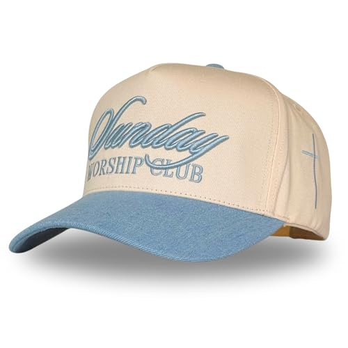 Image of Vintage Faith & Forever Trucker Hat | Men & Women | Christian Cross Jesus Hats | Bachelorette Bride Hat | Cotton | Snapback