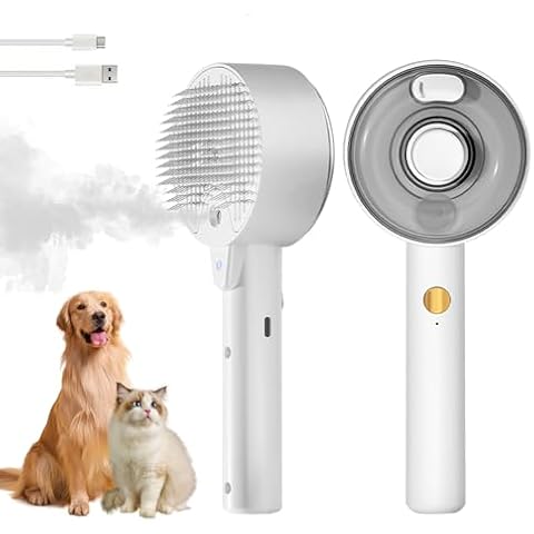 Cat Steam Brush for Shedding Spritz Defur Comb for Cats Cloud Care Cat Brush for Indoor Cats Shedding Steam Cat Brush for Long Short Hair Cats Dogs 2024 New Spray Pet Grooming Brush for Massage Clean Cover