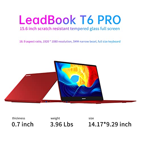 Wakst Windows 11 Laptop, 15.6 Inch Intel N5095 2.9 Ghz Quad Core 16Gb Ram 256G Ssd, Fhd 1920 * 1080 Ips Display, Thin & Light Notebook, Backlit Keyboard, Finger Print, Usb3.0, Mhdmi, All-Metal Body #TOP6