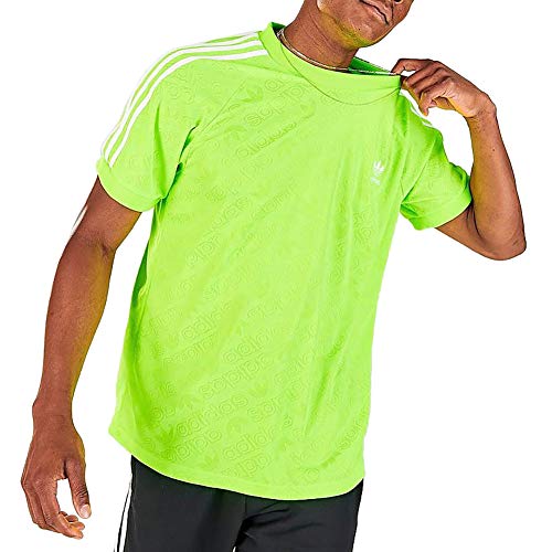 signal green adidas shirt