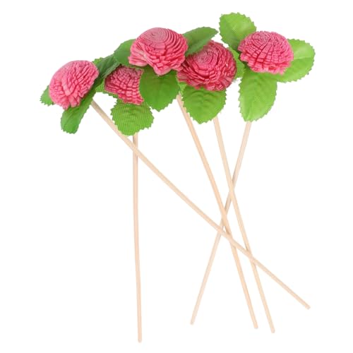 CORHAD Flower Aromatherapy Diffuser Sticks Set Dried Rattan Diffusers for Home Room Scent Sticks