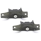 Speedway Motors SBF 2-Bolt Rubber Motor Mounts for 260-289-302-351W and ’70–’74 Cleveland Engines, Universal Fit for Frames Up to 38 Inches Wide, Front Sump Compatible, Pair