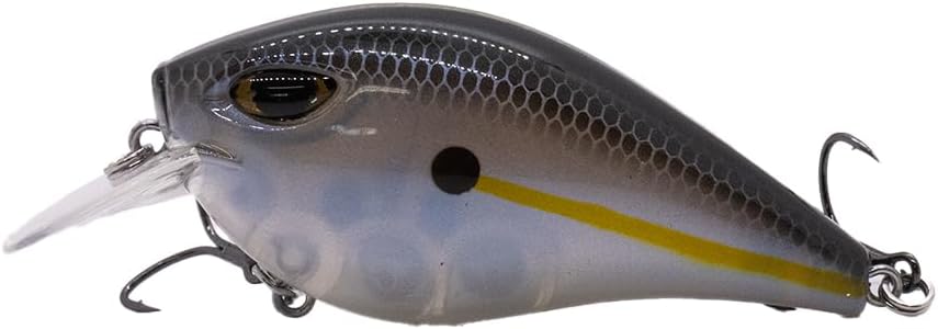 Duckett Fishing Squarebill Crankbait, Shallow Water Bass Lure with Aggressive Action and Deflections
