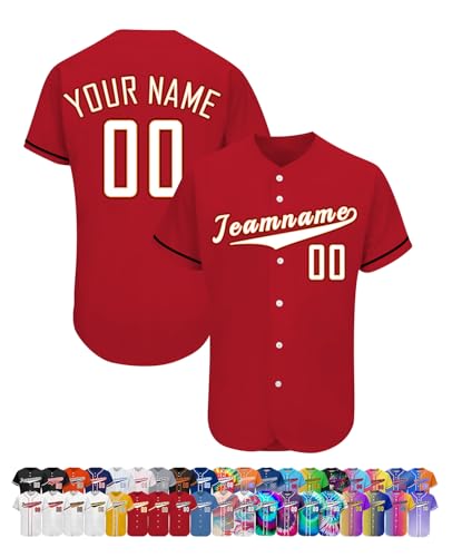 Custom Baseball Jersey Customize Name/Number/Logo Softball Shirt for Men Personalized Baseball Jerseys Shirts for Women Kids Style 14