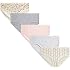 Laura Ashley Girls Underwear - 5 Pack Soft Stretch Breathable Panties for Girls - Lightweight Cotton Panties Size 4-12