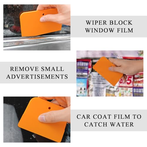 Image of 6 PCS Body Filler Spreaders, 4, 5, 6 Inch Reusable Auto Body Fillers Plastic Spreader, Automotive Body Filler Spreader for Applying Fillers Paint Repairs Putties Glazes Caulks