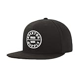 Brixton mens Oath Iii Snapback Baseball Cap, Black, One Size US