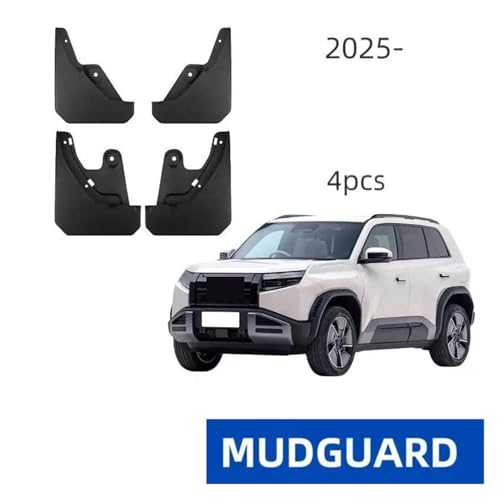 Garde-Boue pour BYD Equation Leopard 3 2025 bavettes en cuir