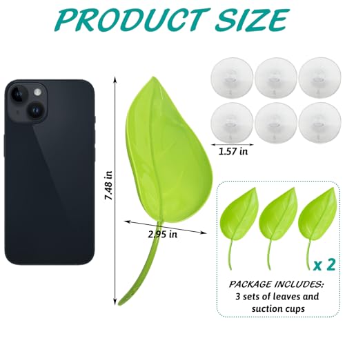 Image of 6 Pack Plastic Frog Habitat Platform with Suction Cups Reptile Decorations for Terrarium Dwarf Frogs Tank Accessories Decor Turtle Basking Platforms for Amphibian (Green)