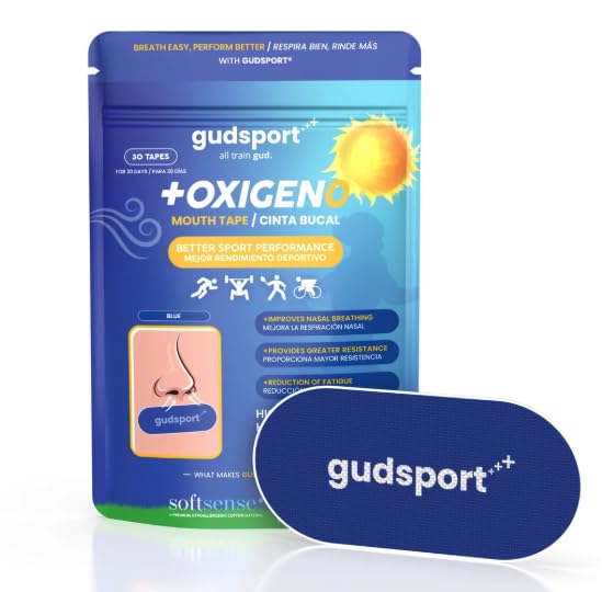 Cinta Bucal Gudsport- Gudslip® – 30 Cintas Bucales - Adhesivo Hipoalergénico para Promover la Respiración Nasal y Mejorar la Calidad del Entrenamiento – Cómoda y Segura para Uso Deportivo
