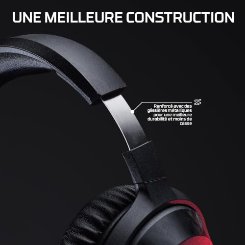 Casque gaming HyperX Cloud Stinger 3 Bluetooth sans fil avec micro coussinets mémoire de forme - vue 7