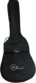 Capa para Violão, Preta, com Bolso Externo e Alças, Resistente e Prática para Transporte