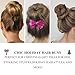 TsMADDTs Donut Bun Maker, 3 pcs Hair Bun Maker with 20 pcs Bobby Pins Blonde for Ballet Styling