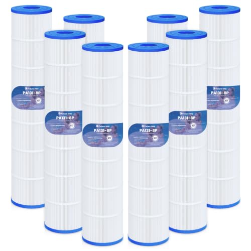 Image of Future Way C5030 Pool Filter Cartridges Replacement for Hayward SwimClear C5030, C5020, C5025, Replace Hayward CX1280XRE, Pleatco PA131, 525 sq. ft, 2 x 4-Pack (8 Cartridges Total)