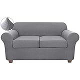 TELA DE ELÁSTICO :Estas funda sofa gris 2 plazas son debido a su tejido 90% poliéster, 10% spandex,.Son muy elásticas y se adaptan perfectamente a los respaldos y al asiento por lo que quedan como un guante. Esta fundas de sofá ajustables 2 plazas dado una nueva vida a mis sillas ,que nuestras funda de sofa 2 plazas gris sean duraderas,Son resistentes al deshilachado,agradables al tacto y transpirables.