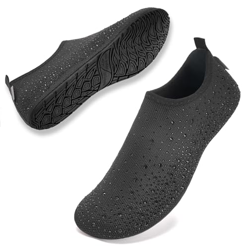 Image of WateLves Womens Barefoot Water Shoes Travel House Slippers for Indoor and Outdoor Aqua Socks for Beach Swim Surf Yoga Dancing Camping Must Haves