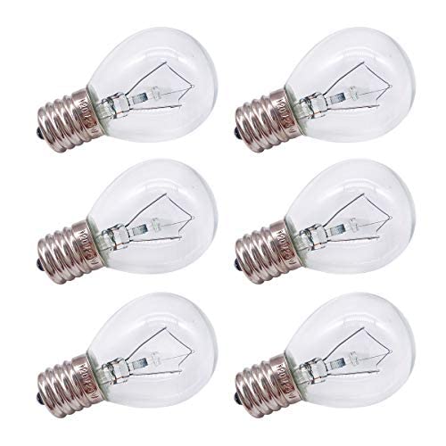 Lava Lamp Bulb 25 Watt, The Lava Original Replacement Bulb for 14.5-Inch/20-Ounce Lava Lamp, E17 Base 120 Volt Lava Lamp Replacement Bulbs, S11 Bulb - Dimmable - High Temp Resist - Warm White (6)