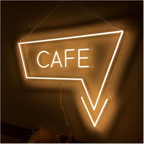 Lumières néon décoratives haut de gamme avec logo CAFE rétro chic - 3