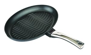 Prestige Die Cast Aluminium Plus Fish Pan, 340 mm, Black