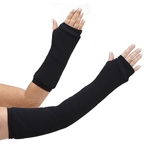 CastCoverz! Designer Arm Cast Cover - Black - Small Short: 7" Length X 7" Circumference - Removable and Washable - Made in USA