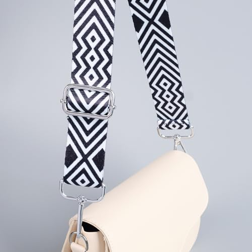 Image of chushui Silver Hardware Purse Strap,Replacement Crossbody Adjustable Shoulder Strap for Handbag Bag