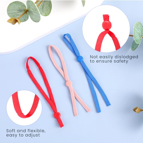 Andibro 60 Stück Kitten halsbänder,12 Farben Verstellbare Welpen ID Halsbänder Soft welpenhalsband 10.5 cm Bandschnur mit Verstellbarer Schnalle für Neugeborene Welpen Kätzchen Haustiere