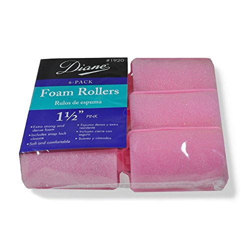 Diane Foam Rollers, Pink, 1.5