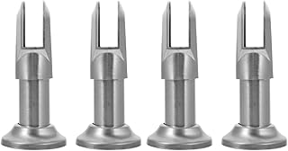 Balacoo Public Restroom Partition：4pcs Bathroom Partition Hardware Partition Bracket Stainless Steel Partition Support