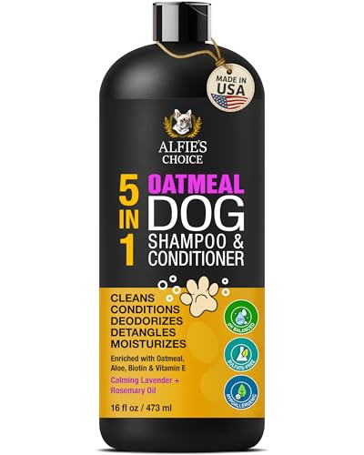 ALFIE'S CHOICE 5-in-1 Oatmeal Dog Shampoo and Conditioner | 16
