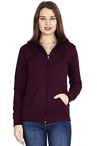 Image of Solid Winter Jacket Hoodie for Women & Girls