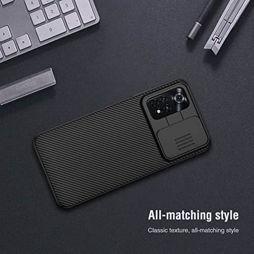 SZAMBIT Capa para Xiaomi Poco X5 Pro com Capa de Câmera,Capa de Telefone Poco X5 Pro Camshield Pro S