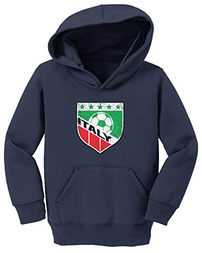 Tcombo Italy Soccer - Distressed Badge Toddler/Youth Fleece Hoodie2