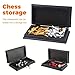FVANTIME Chess Board Game Set Mini Magnetic Chess Kit Table Game with Folding Case 5'' Portable 3 in 1 Chess Checkers Backgammon Set Travel Game 2 Players