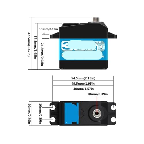 Servomoteur numérique 35kg DS3235 SSG étanche pour modélisme RC - 5