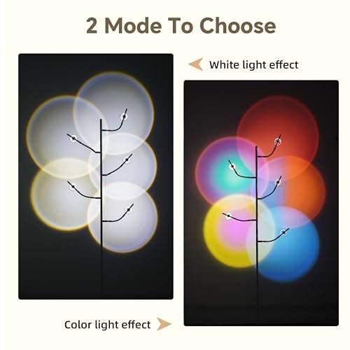 LOZNDA 5-Head Halo Sunset Lamp with Replaceable Color Filters — view 7